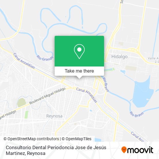 Mapa de Consultorio Dental Periodoncia Jose de Jesús Martinez