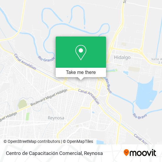 Centro de Capacitación Comercial map