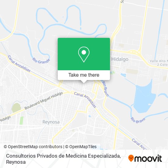 Consultorios Privados de Medicina Especializada map