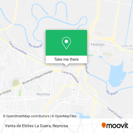 Mapa de Venta de Elotes La Guera