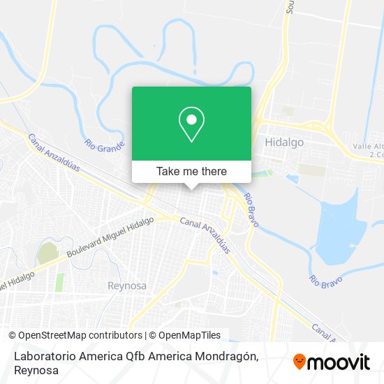 Laboratorio America Qfb America Mondragón map