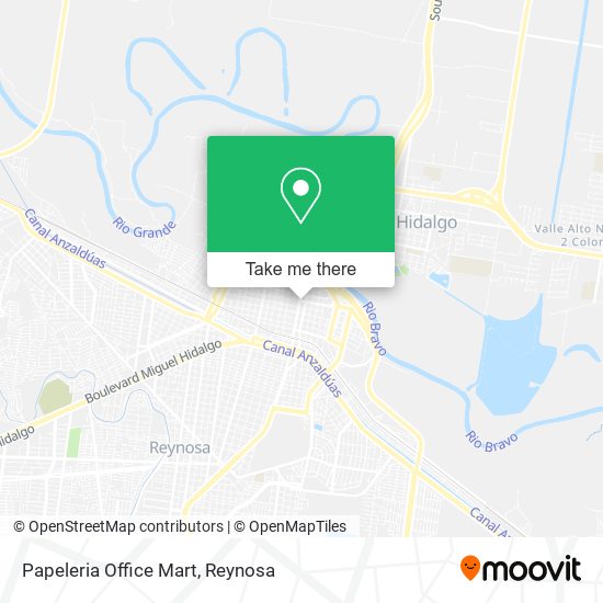 Papeleria Office Mart map