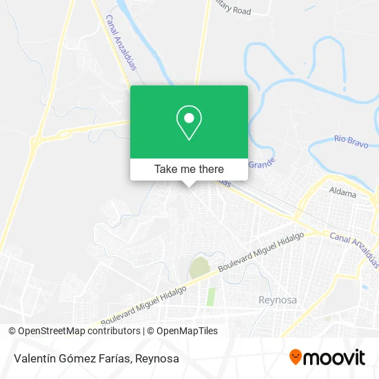 Valentín Gómez Farías map