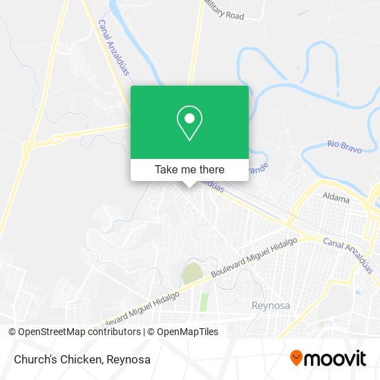 Church's Chicken map