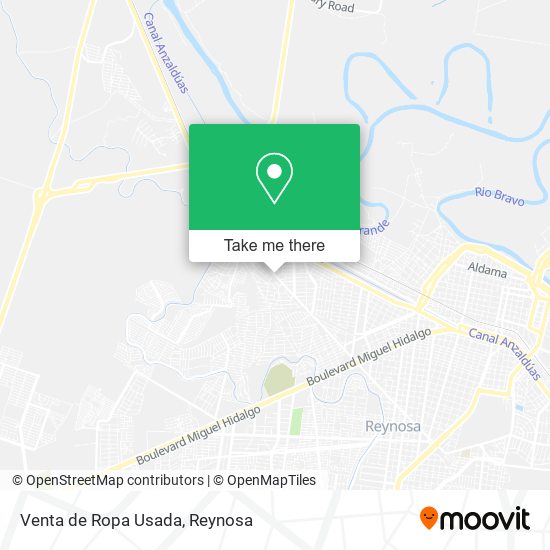 Mapa de Venta de Ropa Usada