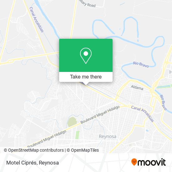 Mapa de Motel Ciprés