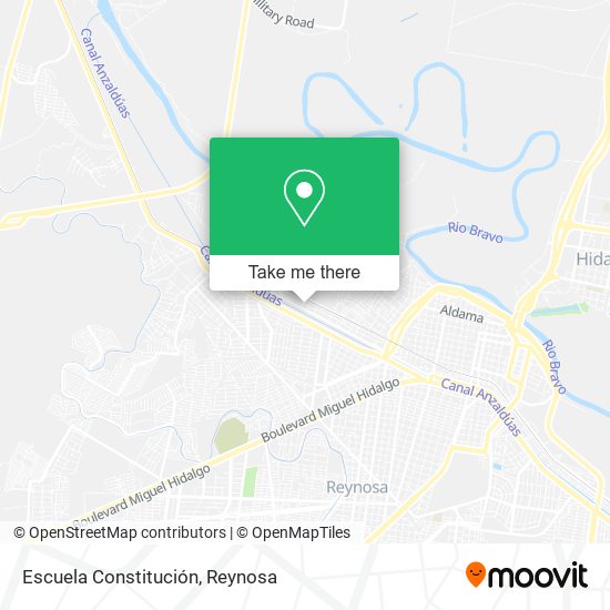 Escuela Constitución map