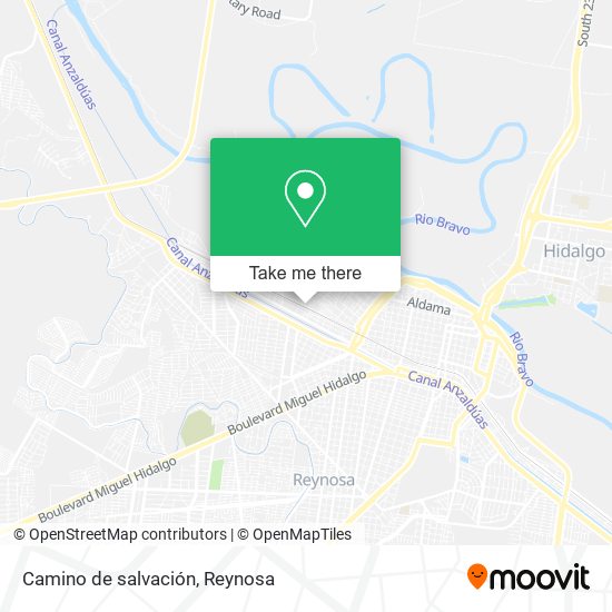 Camino de salvación map