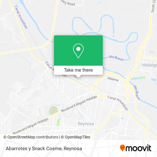 Mapa de Abarrotes y Snack Cosme