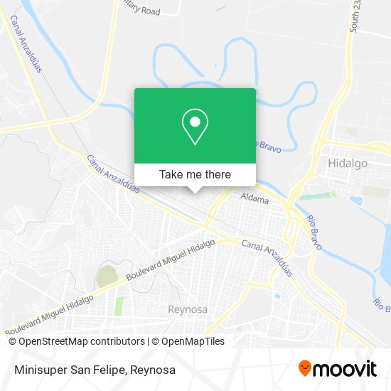 Mapa de Minisuper San Felipe
