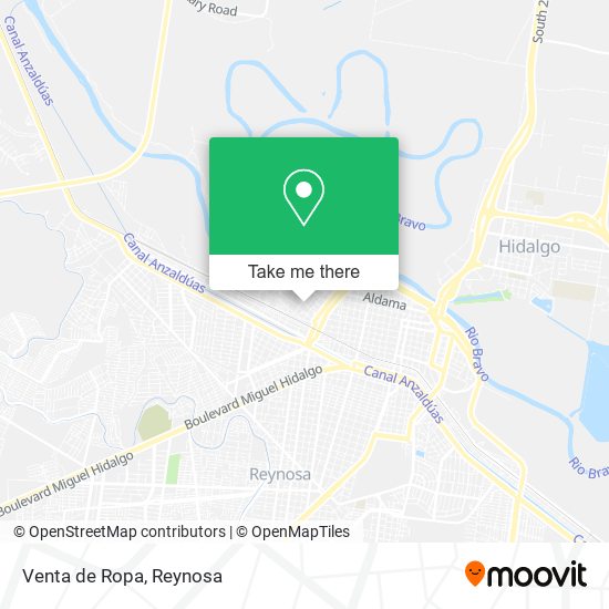 Venta de Ropa map