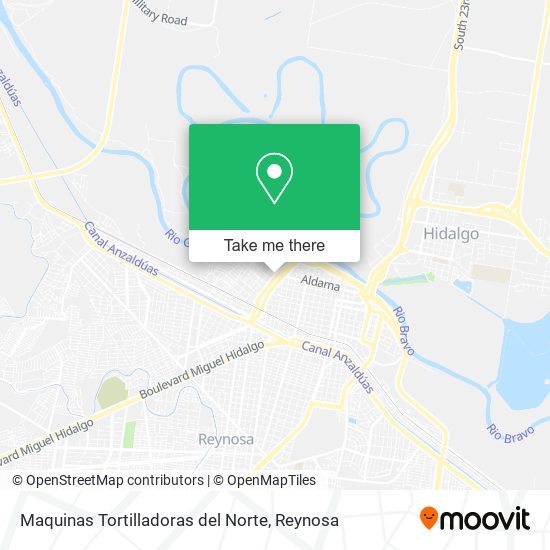 Mapa de Maquinas Tortilladoras del Norte