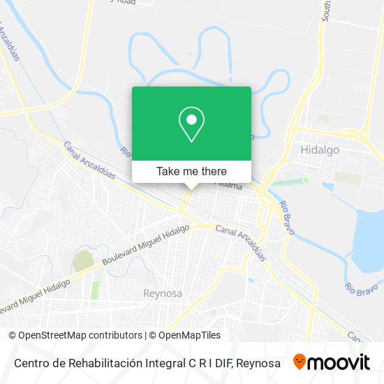 Centro de Rehabilitación Integral C R I DIF map