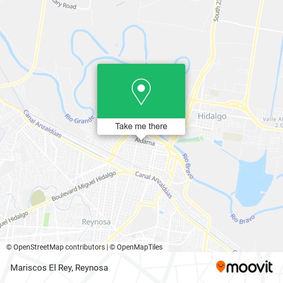 Mapa de Mariscos El Rey
