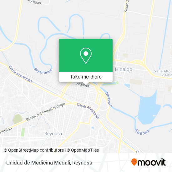 Unidad de Medicina Medali map