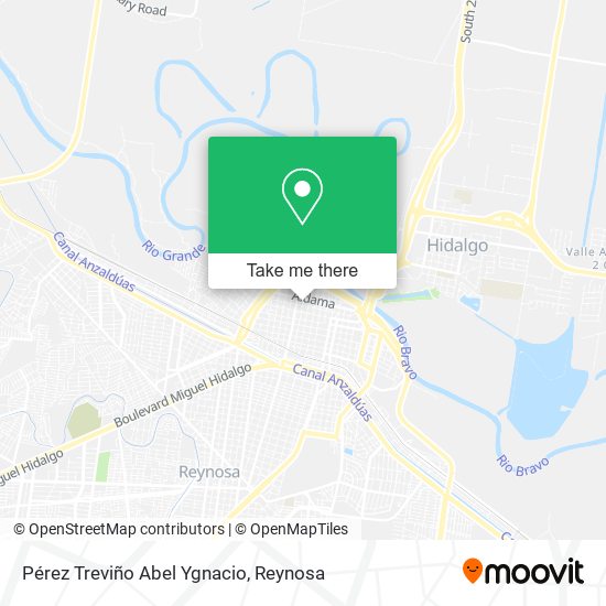 Pérez Treviño Abel Ygnacio map