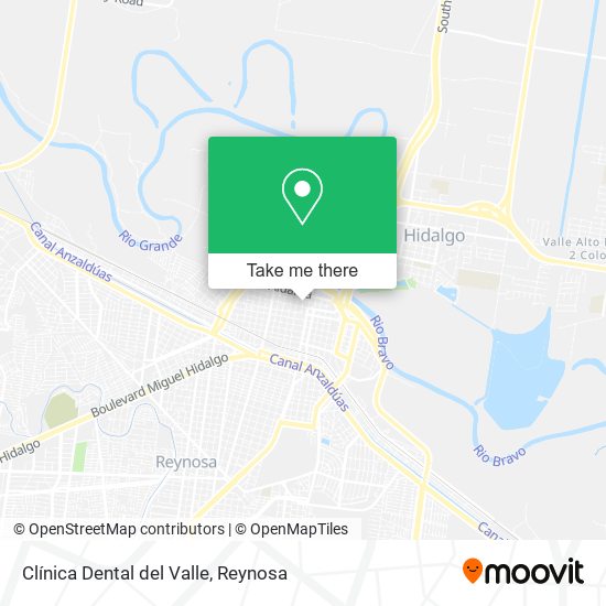 Mapa de Clínica Dental del Valle