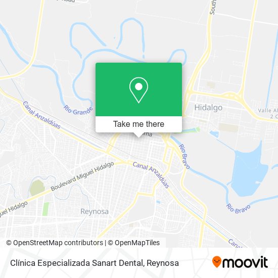 Clínica Especializada Sanart Dental map
