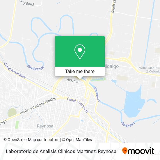 Laboratorio de Analisis Clinicos Martínez map
