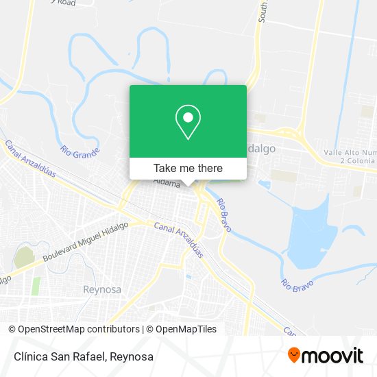 Mapa de Clínica San Rafael