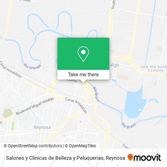 Mapa de Salones y Clinicas de Belleza y Peluquerías
