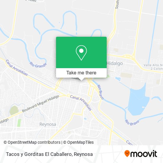 Mapa de Tacos y Gorditas El Caballero