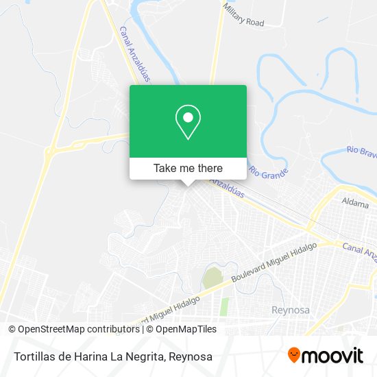 Tortillas de Harina La Negrita map