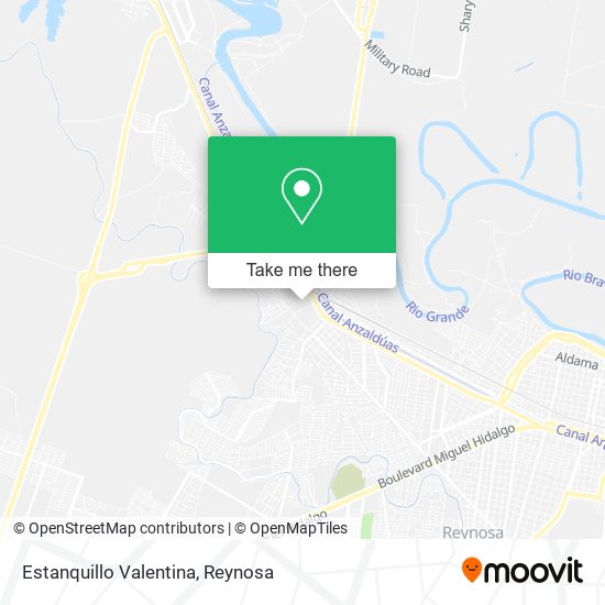 Mapa de Estanquillo Valentina