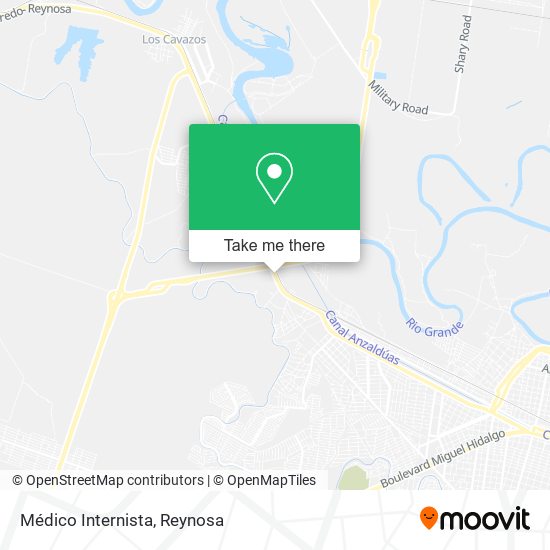 Médico Internista map