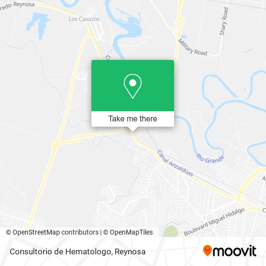Mapa de Consultorio de Hematologo