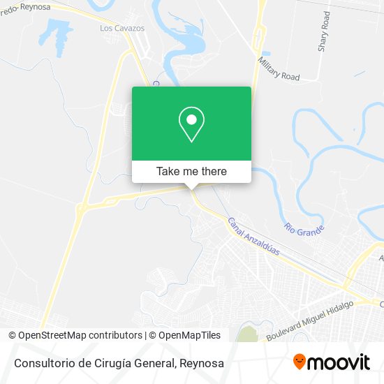 Mapa de Consultorio de Cirugía General