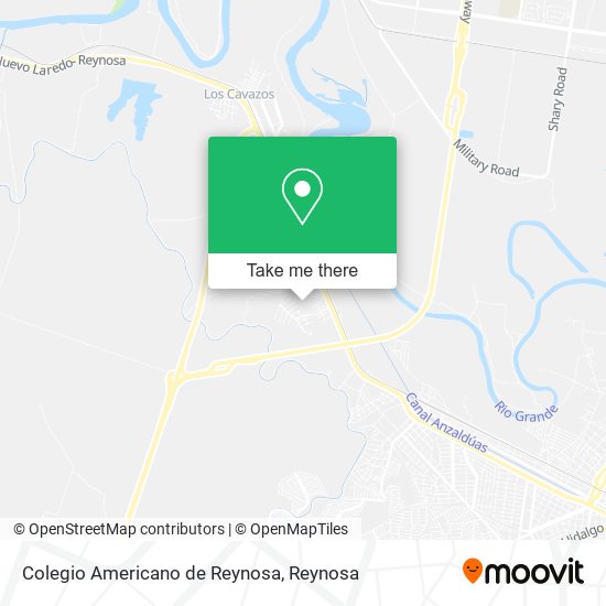 Colegio Americano de Reynosa map