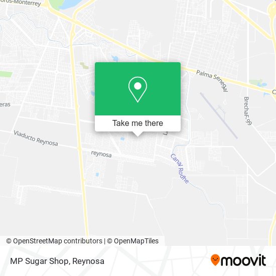 MP Sugar Shop map