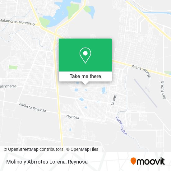 Molino y Abrrotes Lorena map
