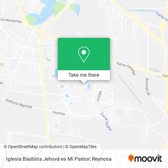 Mapa de Iglesia Bautista Jehová es Mi Pastor