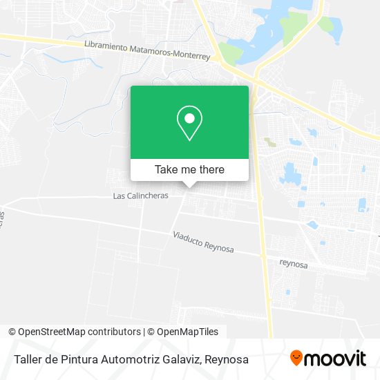 Taller de Pintura Automotriz Galaviz map