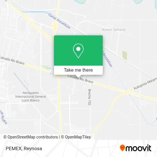 PEMEX map