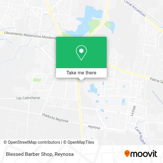 Blessed Barber Shop map