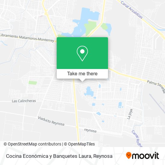 Mapa de Cocina Económica y Banquetes Laura