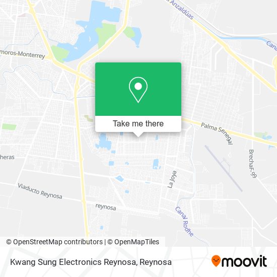Mapa de Kwang Sung Electronics Reynosa
