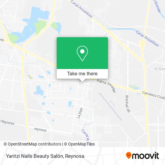 Yaritzi Nails Beauty Salón map