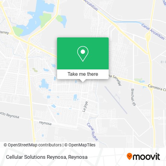 Cellular Solutions Reynosa map