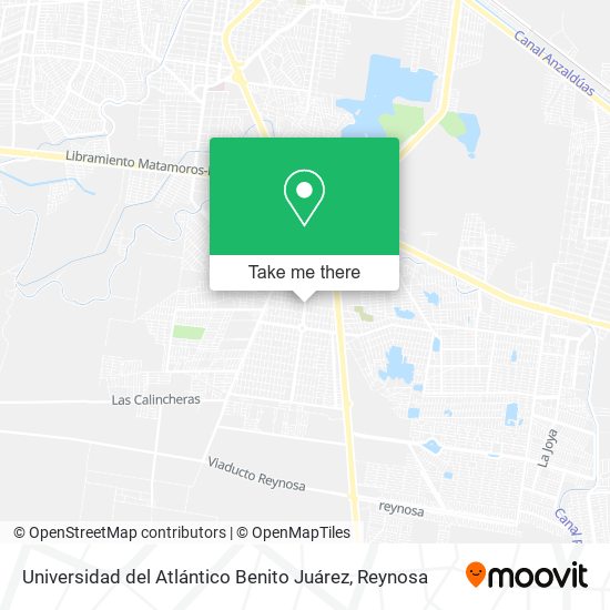 Universidad del Atlántico Benito Juárez map