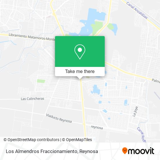 Los Almendros Fraccionamiento map