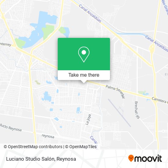 Luciano Studio Salón map