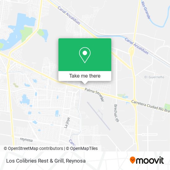 Los Colibries Rest & Grill map