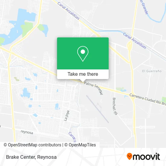 Brake Center map