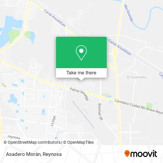 Mapa de Asadero Morán