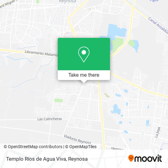 Templo Ríos de Agua Viva map