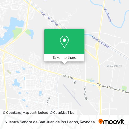 Nuestra Señora de San Juan de los Lagos map